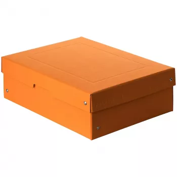 Scatola portadocumenti FALKEN PURE 1250 fogli arancione pastello 24,0 x 32,0 x 10,0 cm