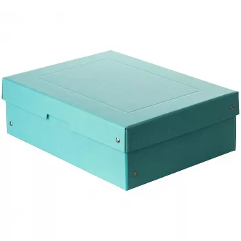 Scatola portadocumenti FALKEN PURE 1250 fogli blu pastello 24,0 x 32,0 x 10,0 cm
