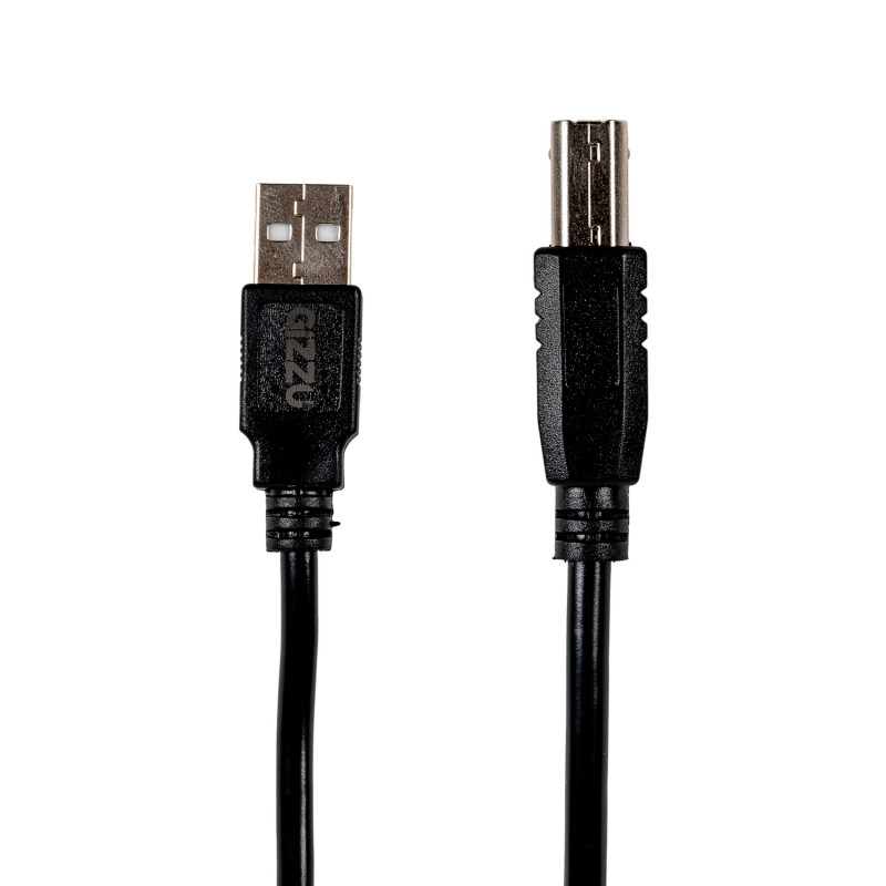 Gizzu cavo stampante USB 2.0 USB-A a USB-B, 1,5 m, nero (GCPU2AB15)