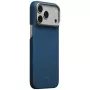 PITAKA Edge Case Argyle custodia MagSafe per iPhone 18 Pro Max / 17 Pro Max, blu mezzanotte