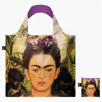 LOQI Frida Kahlo borsa – Self Portrait with Hummingbird (Q_FK.SP.R)