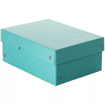FALKEN PURE scatola contenitore 1250 fogli blu pastello 18,0 x 25,0 x 10,0 cm