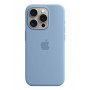Apple iPhone 15 Pro Max custodia in silicone compatibile MagSafe – blu