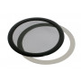 DEMCiflex filtro antipolvere 120mm, rotondo - nero/nero
