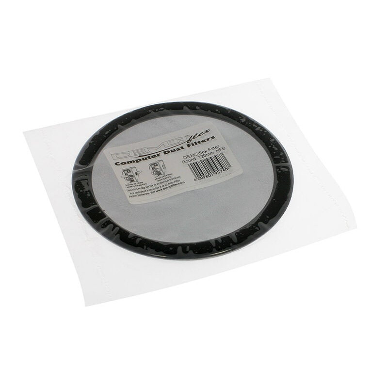 DEMCiflex filtro antipolvere 120mm, rotondo - nero/nero