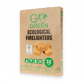 Gogreen accendifuoco ecologici, 32 pz.