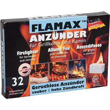 Flamax accendifuoco in paraffina, 32 pezzi (1318113)