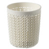 Curver Knit S cesto rotondo Ø10x11 cm, bianco