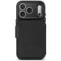 Decoded Leather Detachable Wallet custodia in pelle per iPhone 18 Pro / 17 Pro, MagSafe, nero