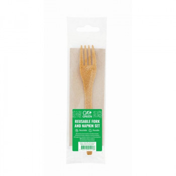 Gogreen Go Green set forchetta e tovagliolo riutilizzabile (1901213)