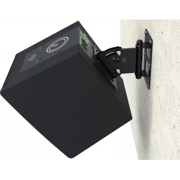 INTUSONIC VESA75-100PRO-B supporto per altoparlante nero
