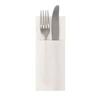 PAPSTAR ROYAL Collection portatovaglioli, bianco, tissue premium effetto stoffa