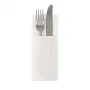 PAPSTAR ROYAL Collection portatovaglioli, bianco, tissue premium effetto stoffa