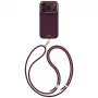 UNIQ Coehl Mirelle custodia per iPhone 18 Pro / 17 Pro ricarica magnetica bordeaux
