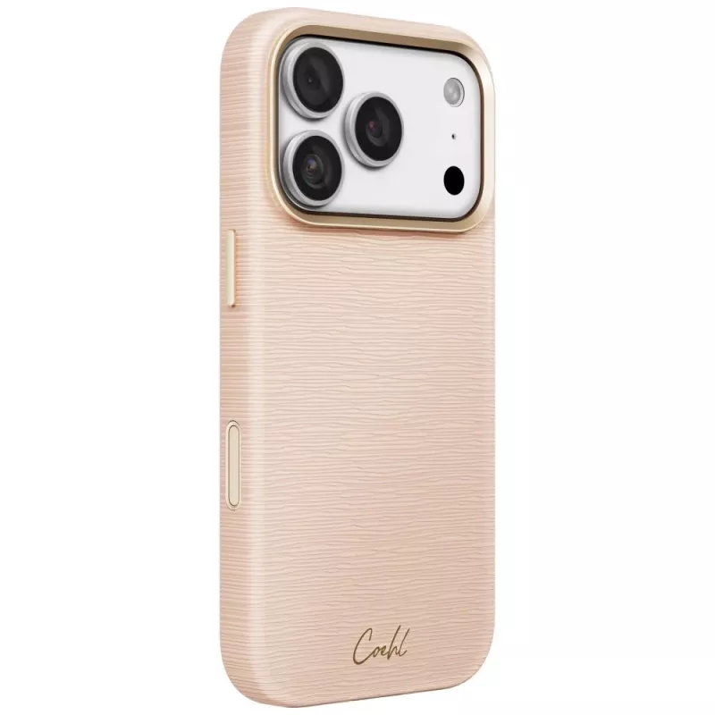 UNIQ Coehl Mirelle custodia per iPhone 18 Pro / 17 Pro ricarica magnetica rosa