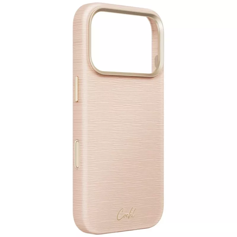 UNIQ Coehl Mirelle custodia per iPhone 18 Pro / 17 Pro ricarica magnetica rosa