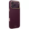 UNIQ Coehl Mirelle custodia per iPhone 18 Pro Max / 17 Pro Max ricarica magnetica bordeaux