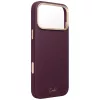 UNIQ Coehl Mirelle custodia per iPhone 18 Pro Max / 17 Pro Max ricarica magnetica bordeaux