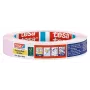 tesa 04333-00017-02 nastro carta per mascheratura, rosa chiaro, 50 m x 19 mm