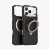 TORRAS Ostand Q3 VegSkin custodia per iPhone 18 Pro Max / 17 Pro Max, compatibile MagSafe, nero