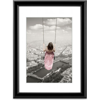 Hama cornice portafoto in plastica Swing, nero, 15 x 20 cm