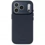 Decoded Leather Backcover – custodia in pelle per iPhone 18 Pro / 17 Pro, compatibile MagSafe (mezzanotte)
