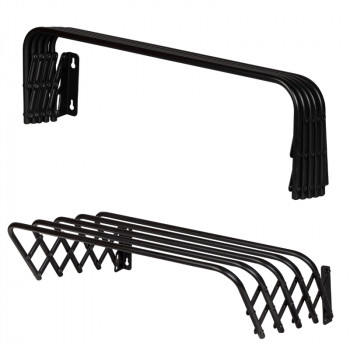 Sauber stendibiancheria da parete, 3 m / 60 cm, nero