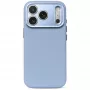 Decoded Leather Backcover – custodia in pelle per iPhone 18 Pro / 17 Pro, compatibile MagSafe (Sky Blue)