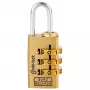 Burg-Wächter Combi-Lock 80 15M Lucchetto a combinazione, oro