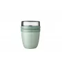 Mepal Ellipse Contenitore per alimenti 0,5 + 0,2 l, Nordic Sage