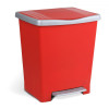 Tatay Millenium cestino con pedale, 23 l, rosso