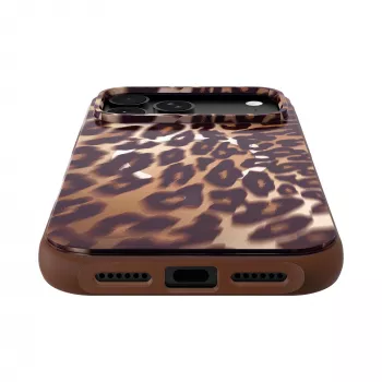 Laut Huex Wave custodia per iPhone 18 Pro / 17 Pro, MagSafe, Mocha Leopard