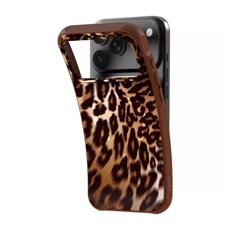 Laut Huex Wave cover per iPhone 18 Pro Max / 17 Pro Max, MagSafe, Mocha Leopard
