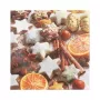 PAPSTAR tovaglioli natalizi “Cinnamon Stars” 330 x 330 mm, stampati, piega 1/4, 3 strati
