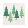PAPSTAR tovaglioli natalizi “Winter Trees” 330 x 330 mm, stampati, piega 1/4, 3 strati