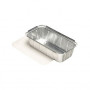 Starpak vassoi in alluminio con coperchio, 1000 ml, argento