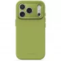 Decoded AntiMicrobial cover posteriore in silicone per iPhone 18 Pro / 17 Pro, MagSafe, Moss Green