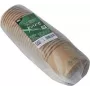PAPSTAR bicchieri per zuppa pure, rotondi, 350 ml, marrone, cartone di fibra vergine non sbiancato con rivestimento bio