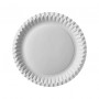 STARPAK piatto di cartone 23 cm bianco