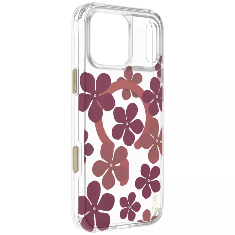 UNIQ Coehl Mila cover per iPhone 18 Pro Max / 17 Pro Max, ricarica magnetica, bordeaux