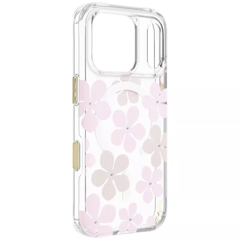 UNIQ Coehl Mila cover per iPhone 18 Pro / 17 Pro, ricarica magnetica, rosa