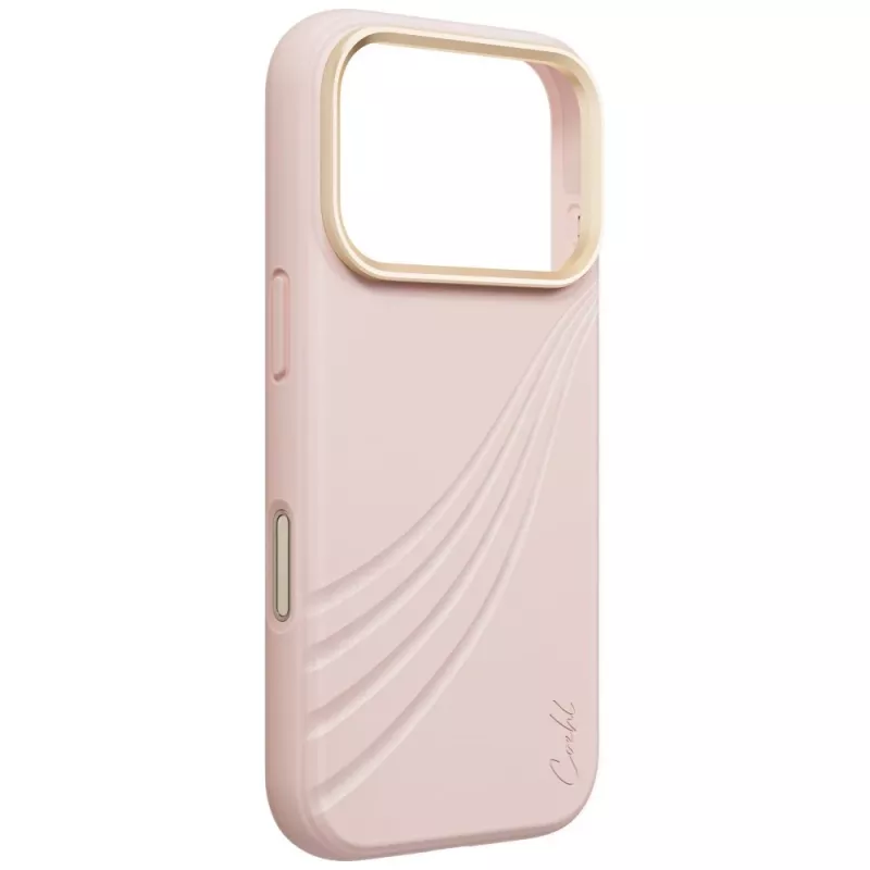 UNIQ Coehl Serina cover per iPhone 18 Pro / 17 Pro, ricarica magnetica, rosa