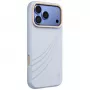 UNIQ Coehl Serina cover per iPhone 18 Pro Max / 17 Pro Max, ricarica magnetica, blu