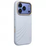 UNIQ Coehl Serina cover per iPhone 18 Pro / 17 Pro, ricarica magnetica, blu