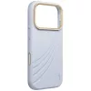 UNIQ Coehl Serina cover per iPhone 18 Pro / 17 Pro, ricarica magnetica, blu
