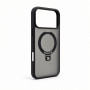 Evelatus Shield cover con MagSafe e supporto per Apple iPhone 18 Pro Max, anello opaco, nero