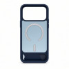 Evelatus cover MagSafe con rivestimento in gomma e supporto per Apple iPhone 18 Pro Max, blu navy