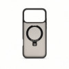 Evelatus Shield cover con MagSafe e supporto per Apple iPhone 18 Pro Max, anello opaco, grigio fumo