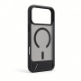 Evelatus cover MagSafe con rivestimento in gomma e supporto per Apple iPhone 18 Pro Max, nero