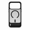 Evelatus cover MagSafe con rivestimento in gomma e supporto per Apple iPhone 18 Pro Max, nero